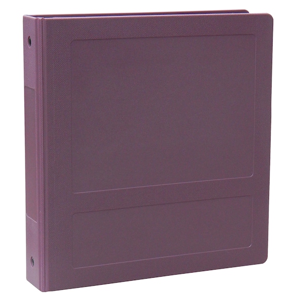 1.5 Inch Side Open 3 Ring Binder In Plum, PK5